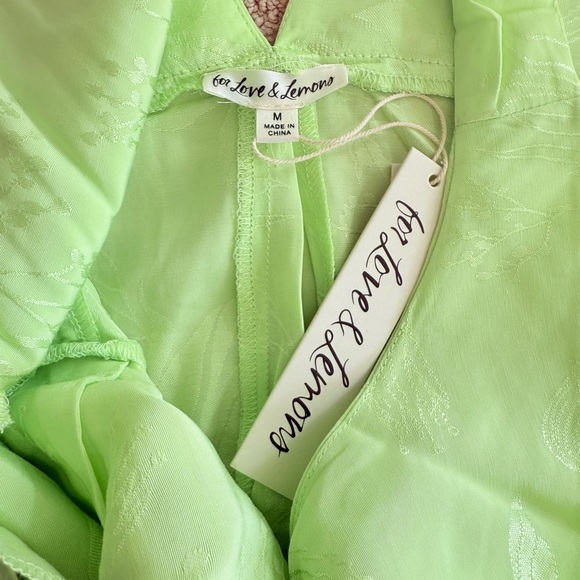 For Love and Lemons Elegant Lime Green Dress - Picture 5 of 5